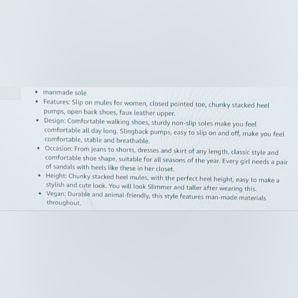 NIB BACKLESS CHUNKY MULES WESTERN WEDGE SIZE 6 - Picture 6 of 14